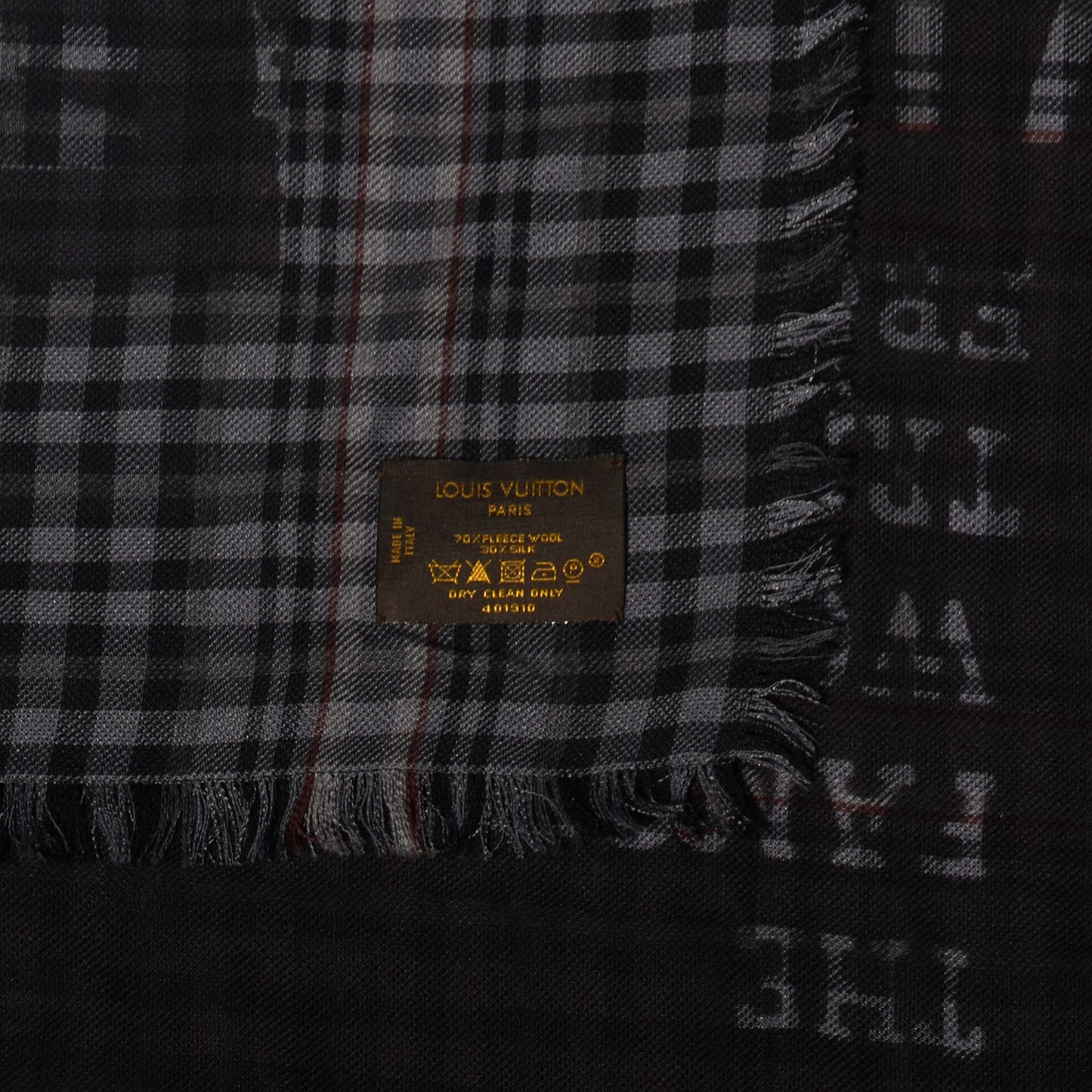 Mens Fleece Wool Silk Trunks Shawl Gris Rouge
