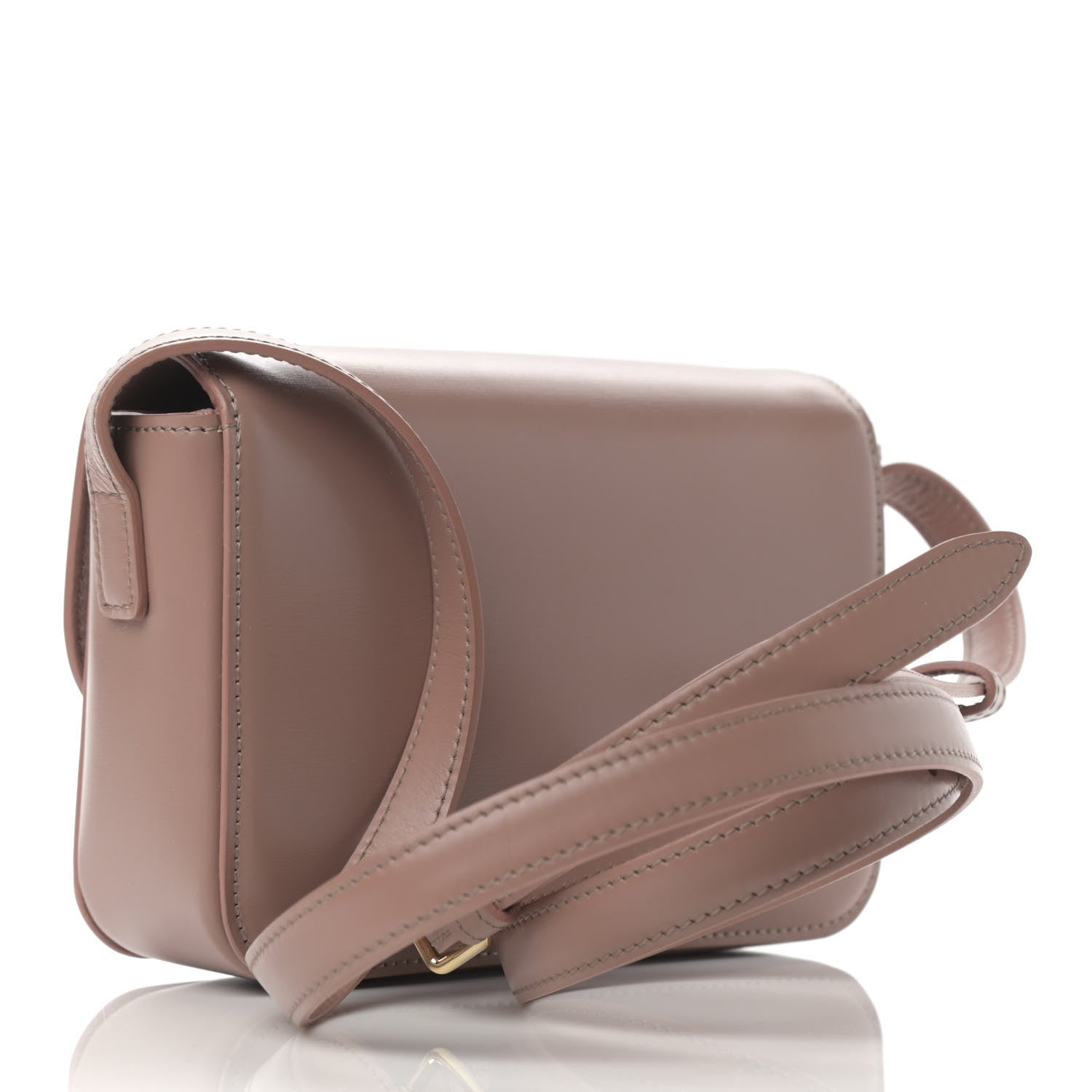 Celine Shiny Calfskin Nano Triomphe Antique Rose 3 of 13