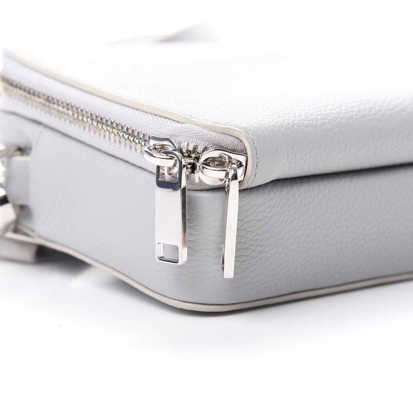 X AIR JORDAN Grained Calfskin Crossbody Grey