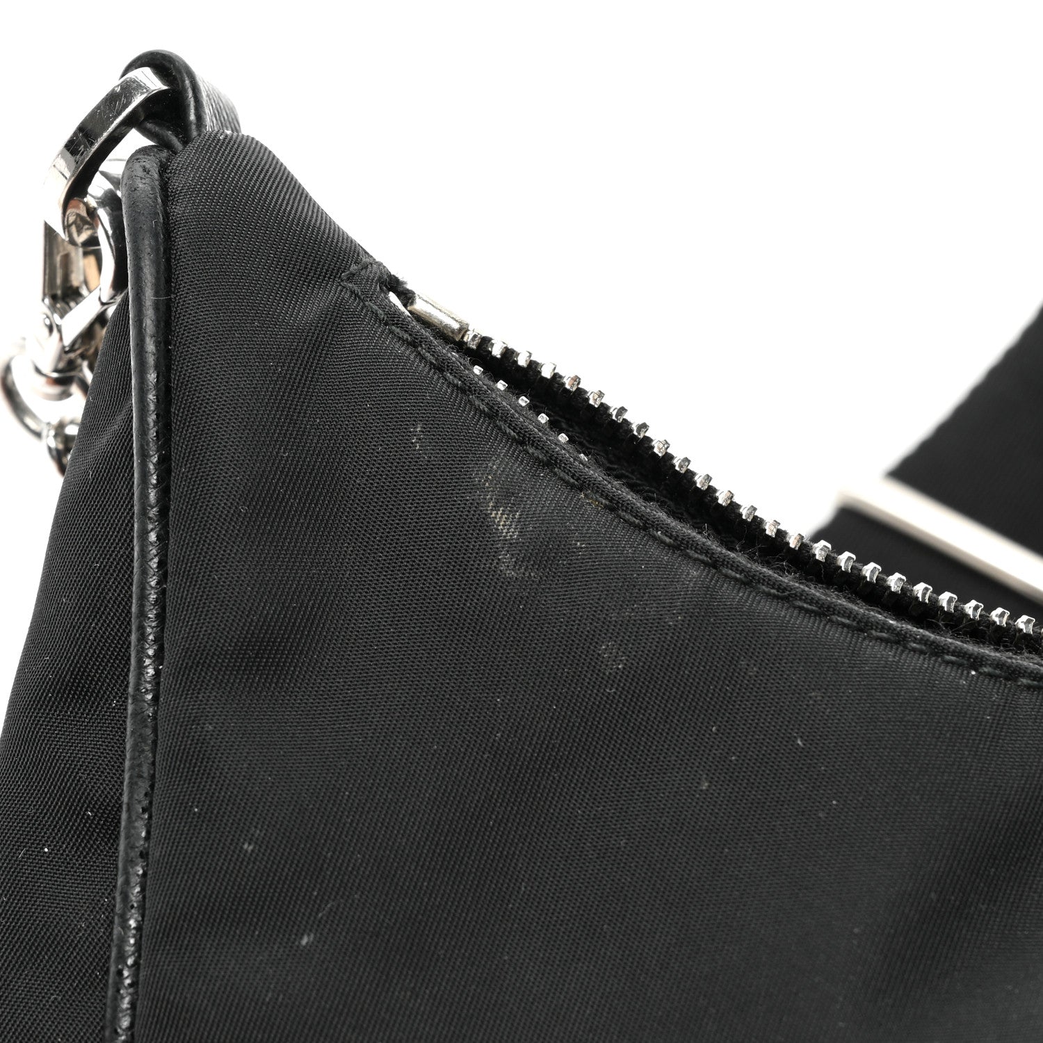 Prada Nylon Re-Edition 2005 Shoulder Bag Black 7 of 8