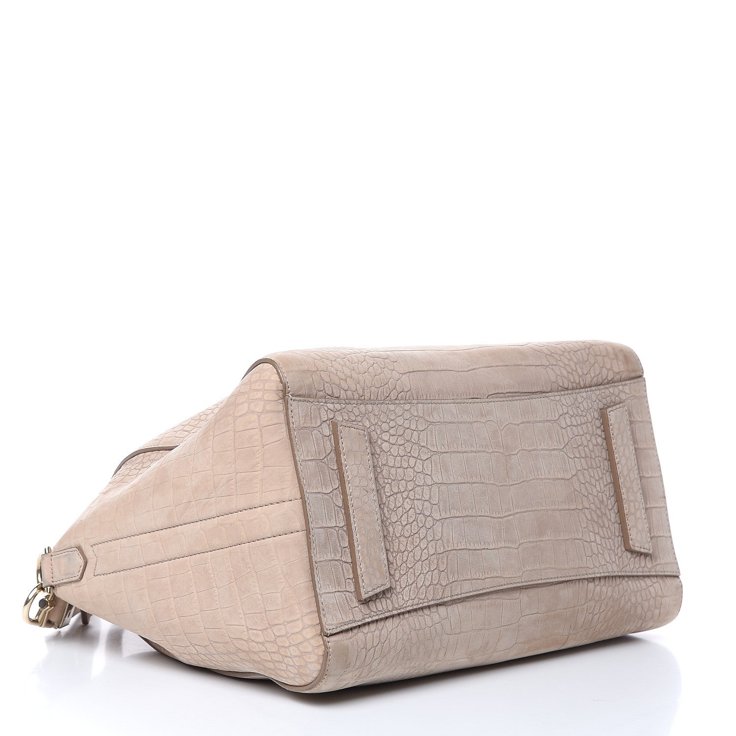 Givenchy Nubuck Crocodile Embossed Medium Antigona Beige 4 of 18