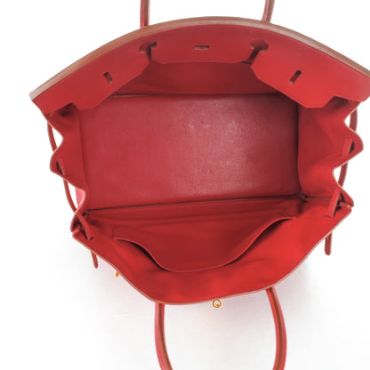 Hermes Courchevel Birkin 40 Rouge 7 of 26