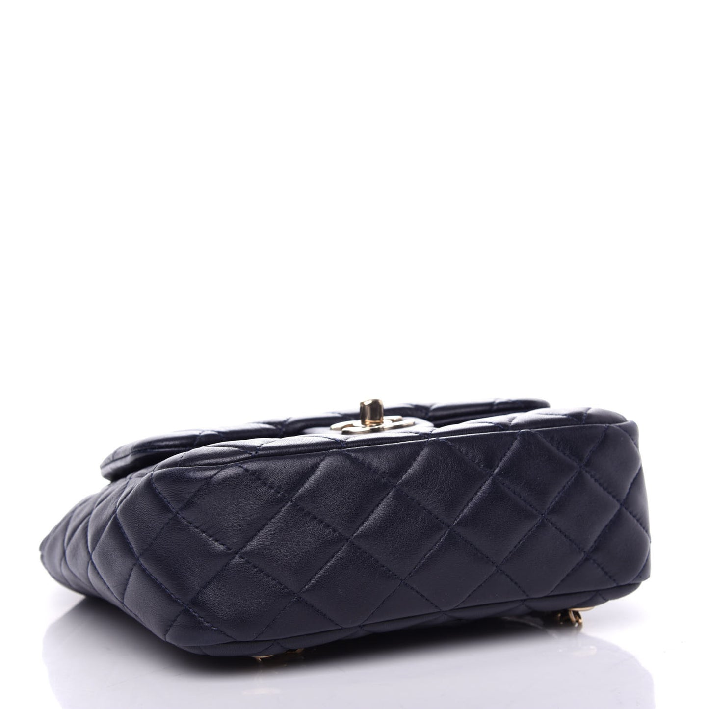 Lambskin Quilted Small in Seoul Backpack Navy