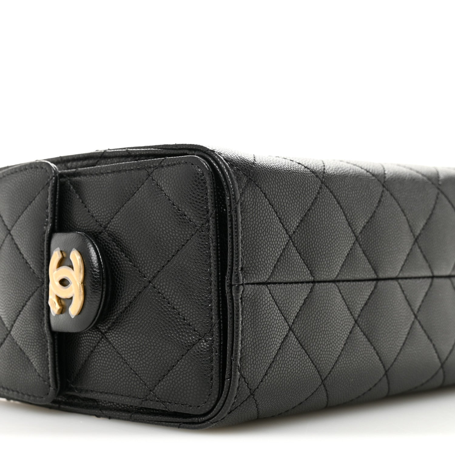 Chanel Caviar Quilted Mini Chanel 25 Handbag Black 9 of 11