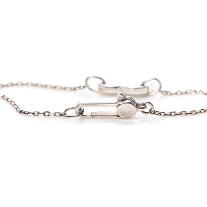 Gucci Sterling Silver Trademark Heart Bracelet 5 of 6