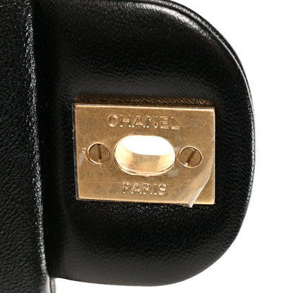 Chanel Lambskin Quilted Mini Rectangular Pearl Crush Flap Black 7 of 12