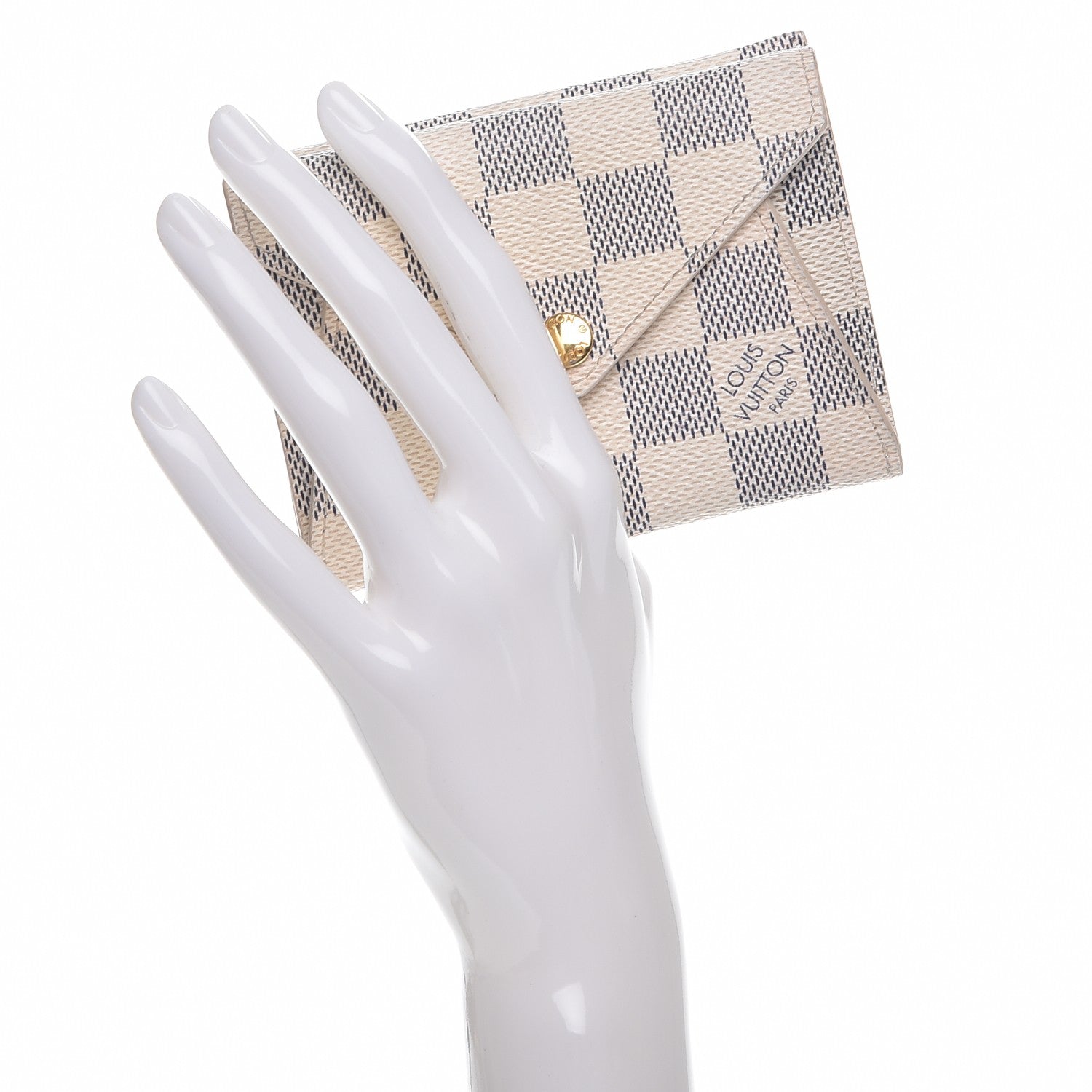 Louis Vuitton Damier Azur Compact Origami Wallet 2 of 7