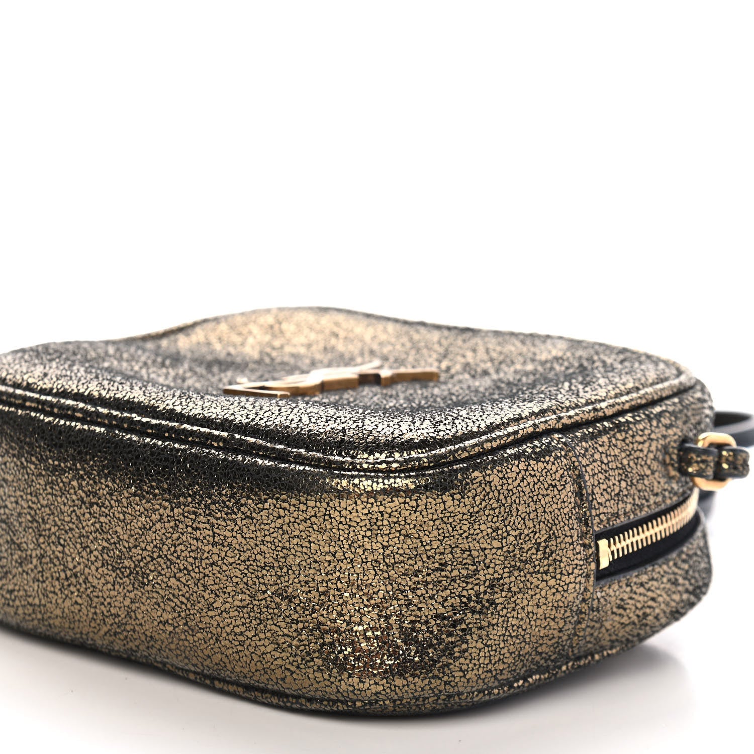 Saint Laurent Lame Nappa Star 3D Monogram Blogger Bag Moss 9 of 9