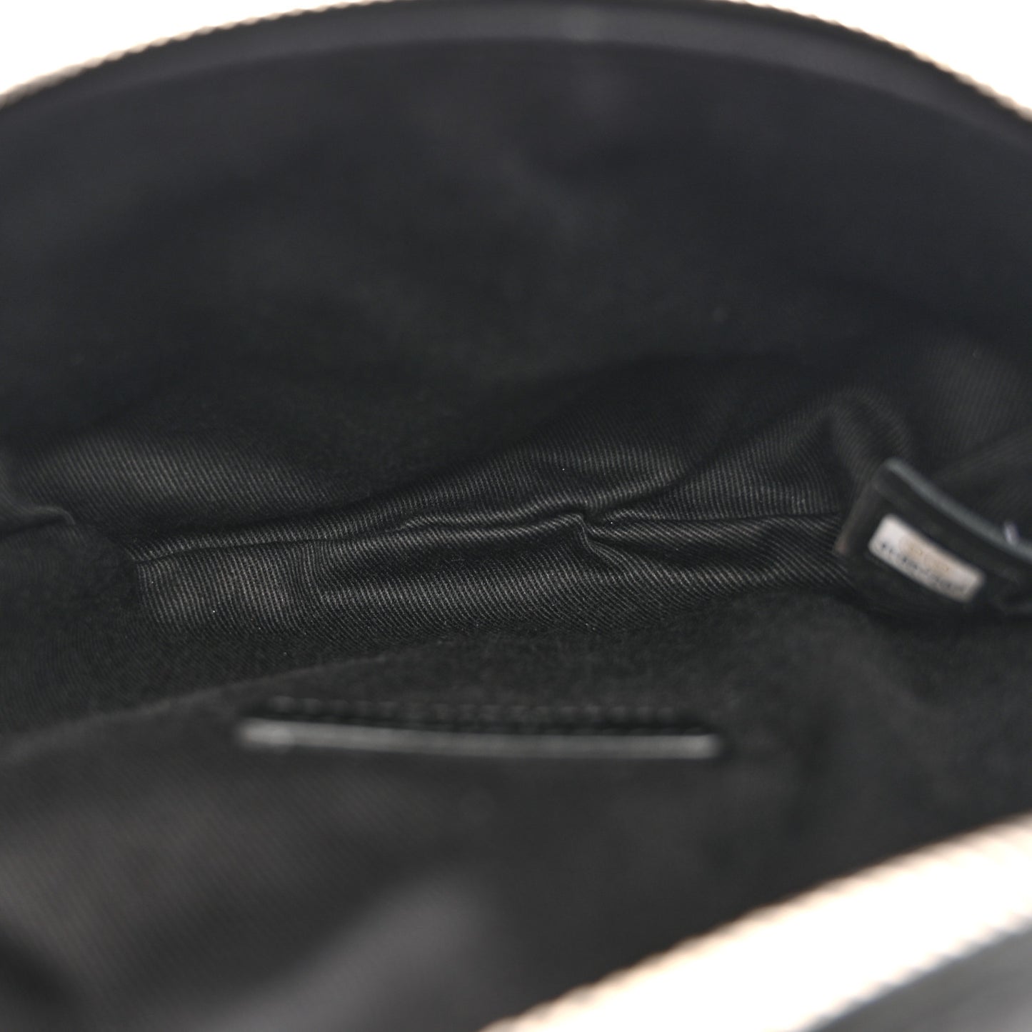 Lambskin Quilted Waist Belt Bag Black