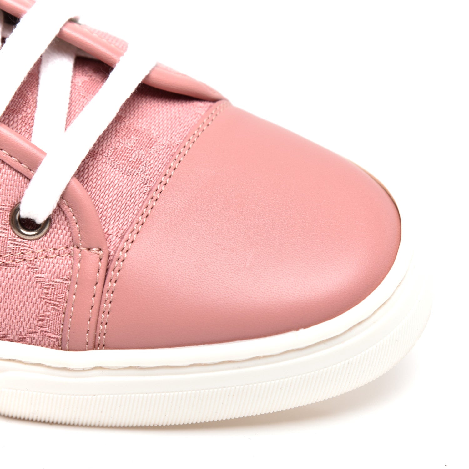 Gucci Monogram Womens High Top Sneakers 37 Pink Soft Pink 9 of 9