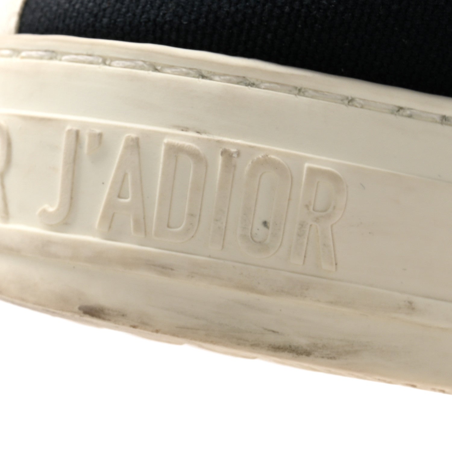 Christian Dior Canvas Dot Walk'N'Dior Low Top Sneakers 35.5 Black 11 of 13