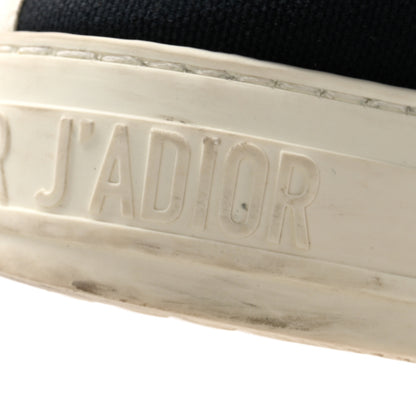Christian Dior Canvas Dot Walk'N'Dior Low Top Sneakers 35.5 Black 11 of 13