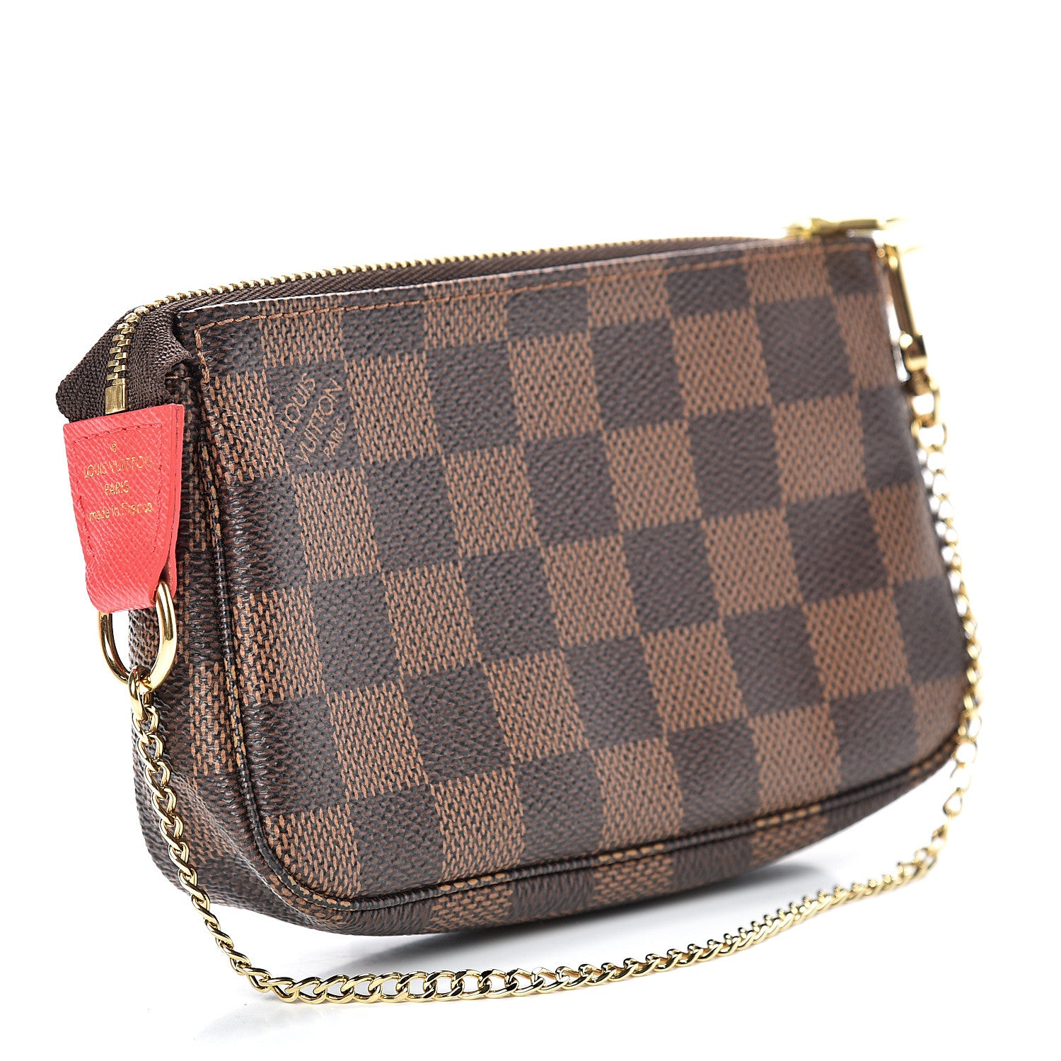 Louis Vuitton Damier Ebene 2016 Christmas Animation Mini Pochette Accessories 2 of 7