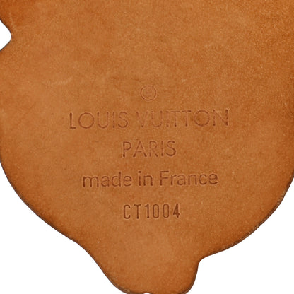 Louis Vuitton Vachetta Monogram Panda Key Ring Bag Charm 3 of 5
