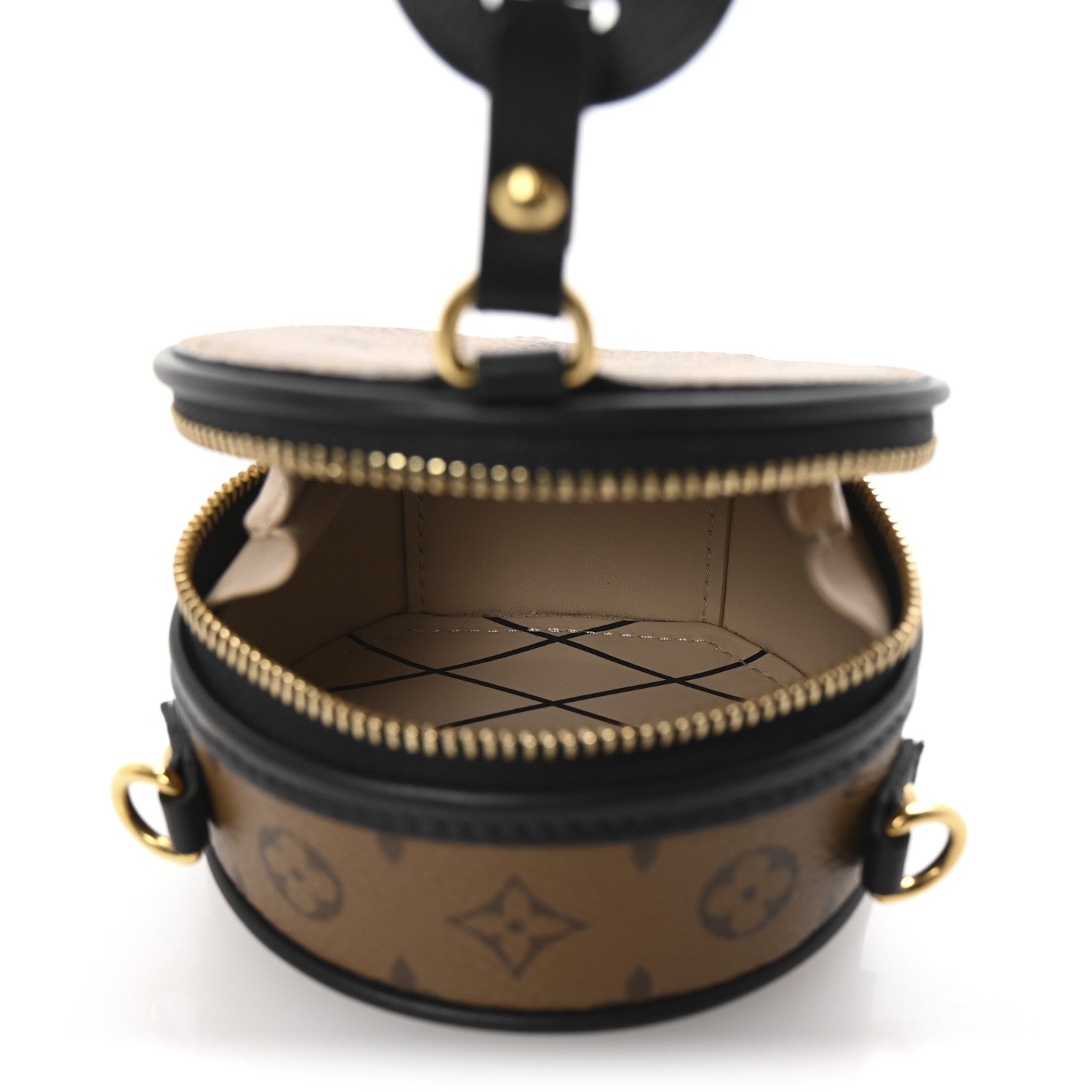 Louis Vuitton Reverse Monogram Boite Chapeau Necklace 5 of 9