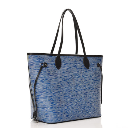 Louis Vuitton Epi Neverfull MM Denim Light 3 of 9