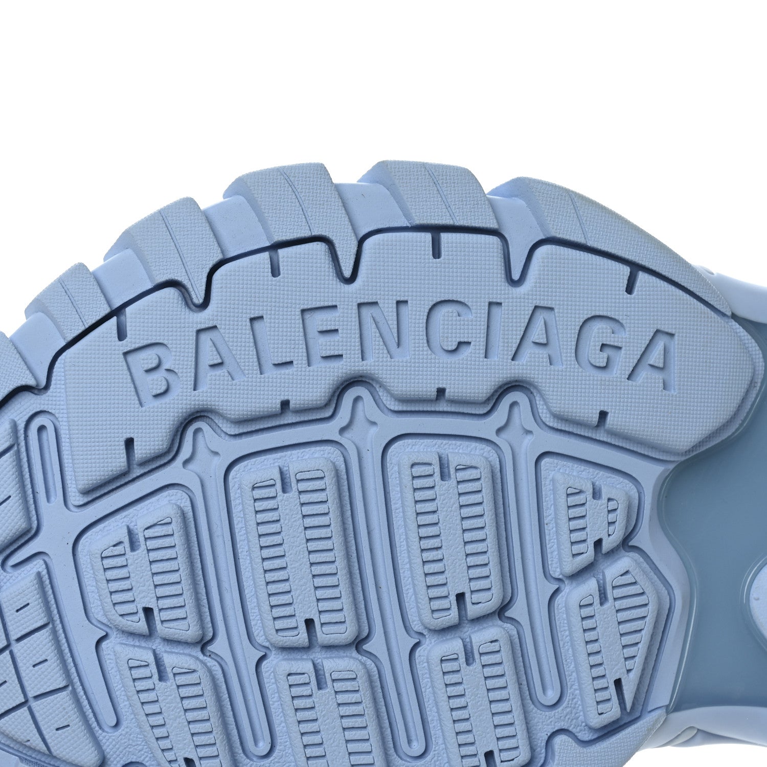 Balenciaga Neoprene Rubber Womens Track Sandals6 Baby 36 Light Blue 7 of 9