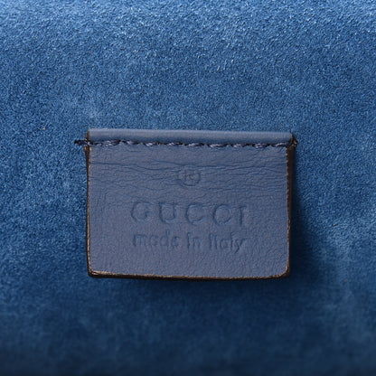 Gucci GG Supreme Monogram Blooms Medium Dionysus Shoulder Bag Beige Navy Vintage Blue 5 of 7