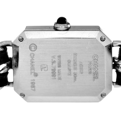 Chanel Stainless Steel Lambskin 20mm Chain Premiere Quartz Watch M 7 of 8