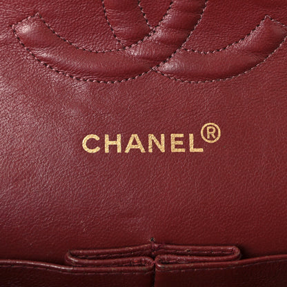 Chanel Lambskin Quilted Medium Double Flap Black 6 of 10