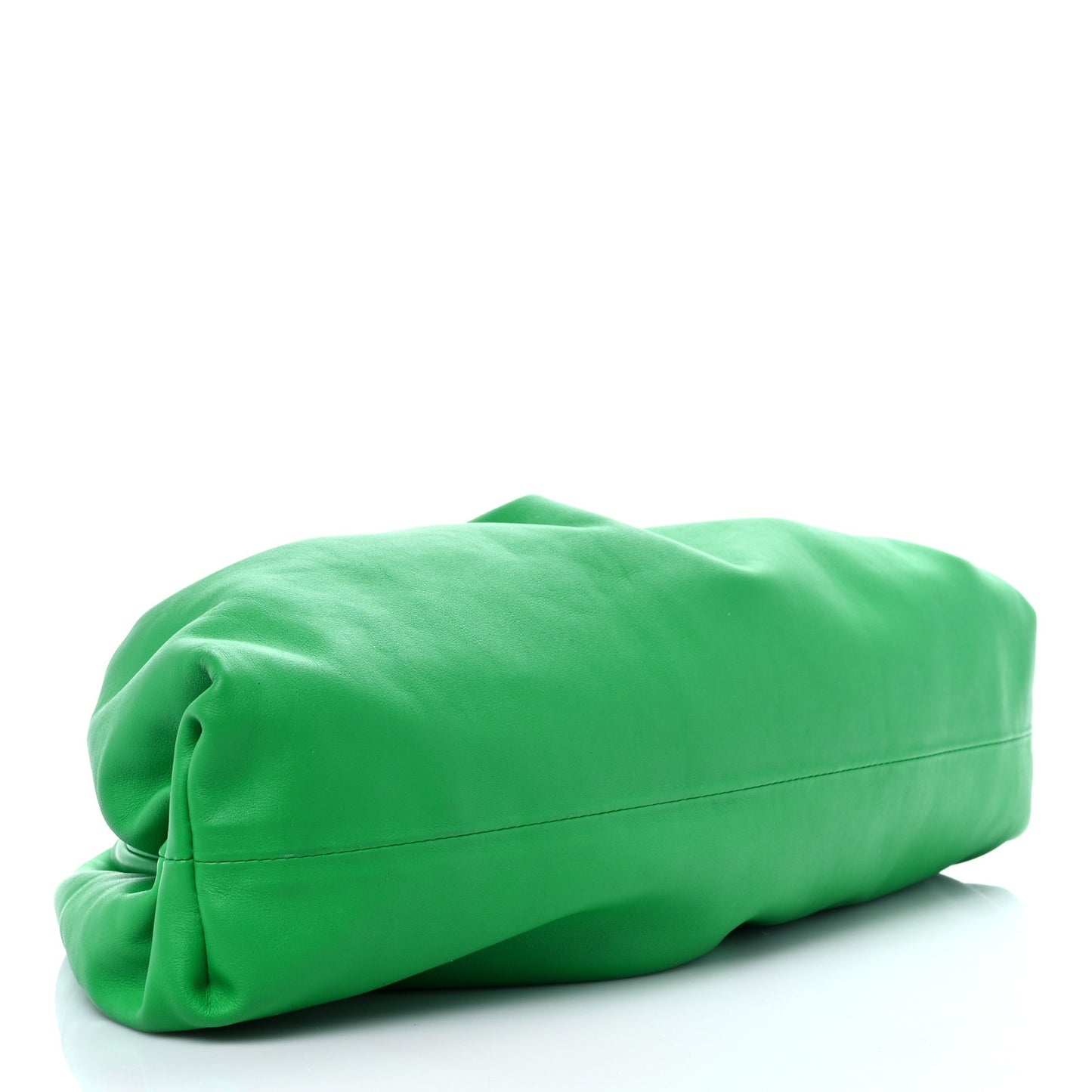 Smooth Butter Calf The Pouch Oversized Clutch Parakeet