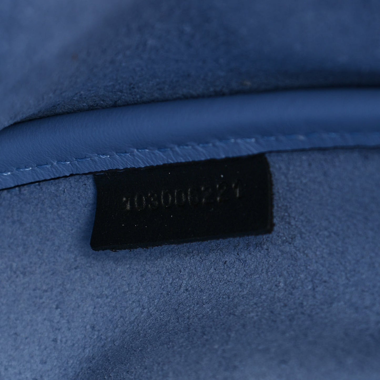 Calfskin Small Ruched Tote Sky Blue