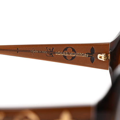 Louis Vuitton Acetate Obsession GM Sunglasses Z0459W Brown Glitter 5 of 9