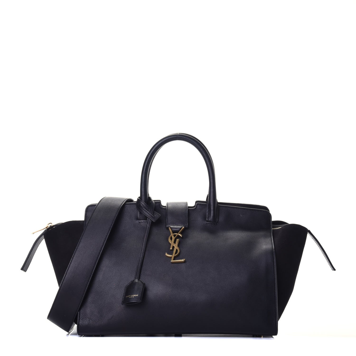 Saint Laurent Calfskin Small Monogram Downtown Cabas Black 1 of 11