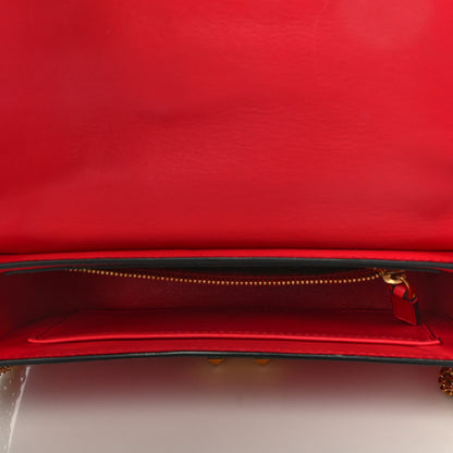 Valentino Garavani Vitello Multichain Shoulder Bag Red 6 of 10