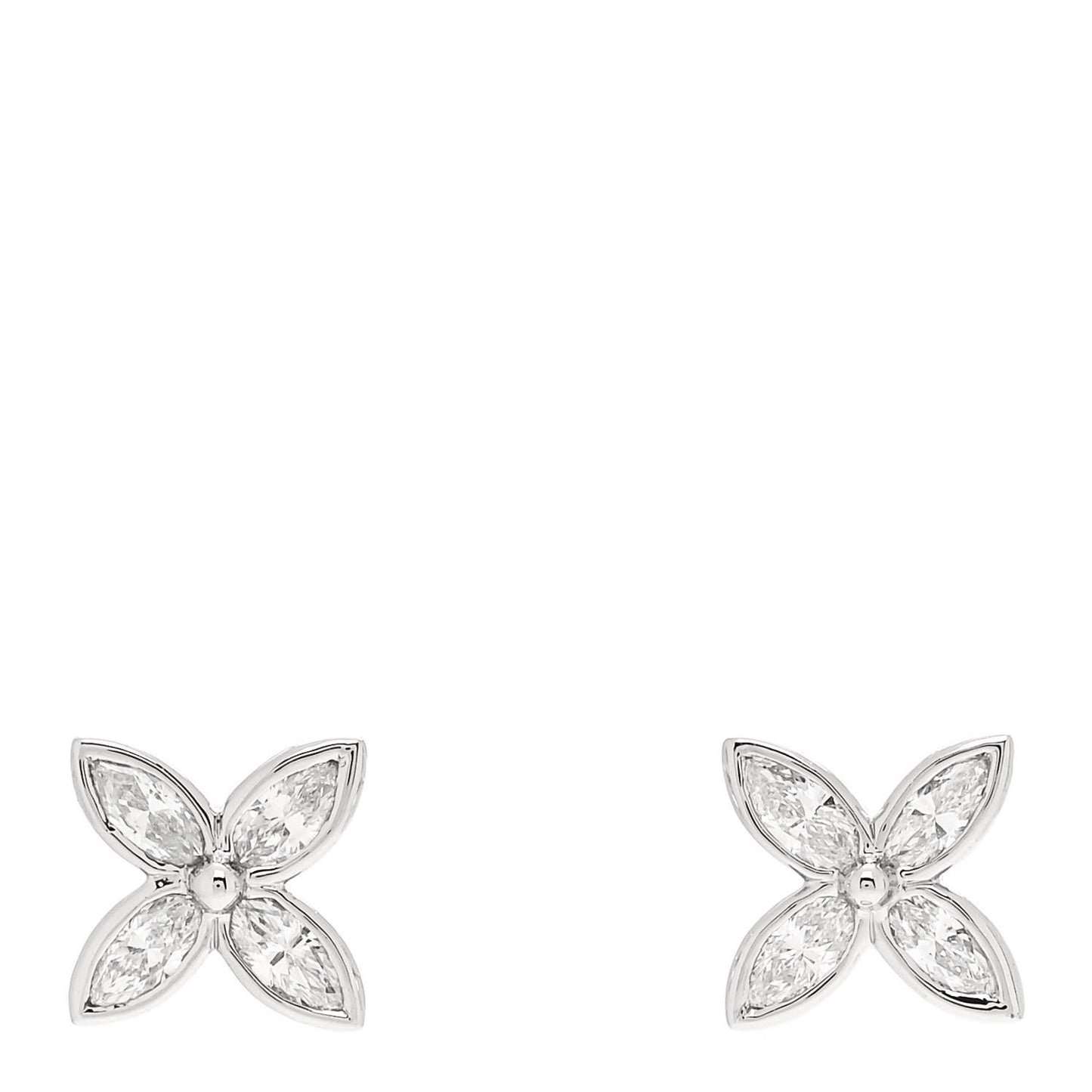 Platinum Diamond .56ctw Victoria Earrings