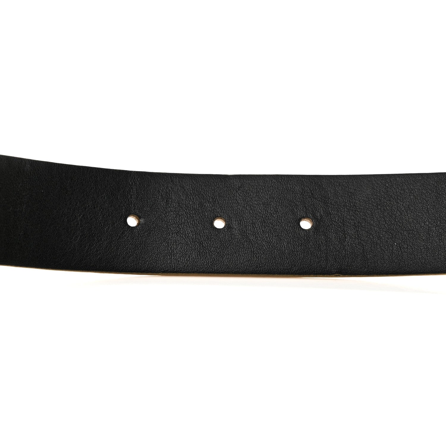 Chanel Metallic Calfskin Logo Belt 95 38 Gold 3 of 6