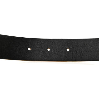 Chanel Metallic Calfskin Logo Belt 95 38 Gold 3 of 6