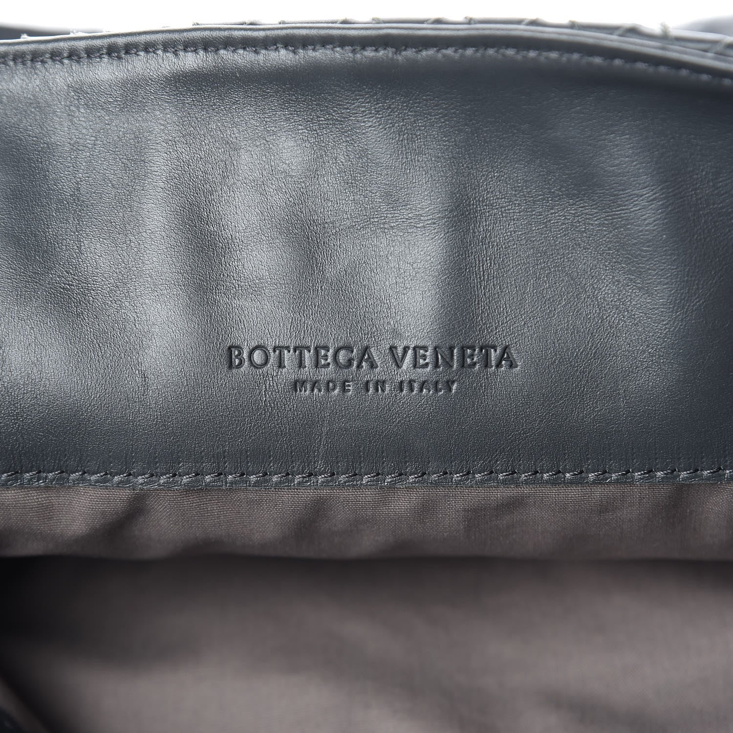 Bottega Veneta Nappa Intrecciato Messenger Bag Ferro Gray 6 of 13