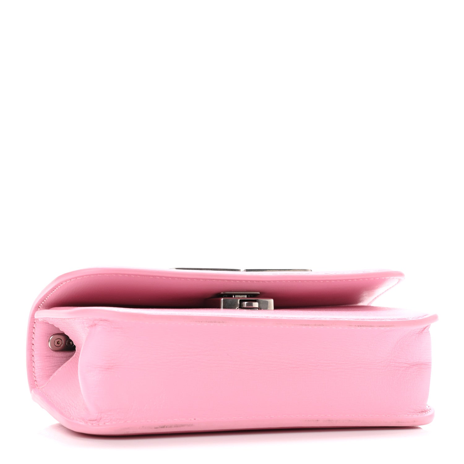 Balenciaga Calfskin Stripe Embossed Gossip Chain Bag XS Candy Pink 4 of 10