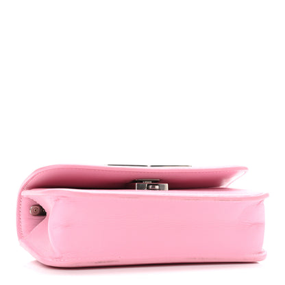 Balenciaga Calfskin Stripe Embossed Gossip Chain Bag XS Candy Pink 4 of 10