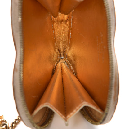 Louis Vuitton Monogram Miroir Heart Coin Purse Gold 6 of 9