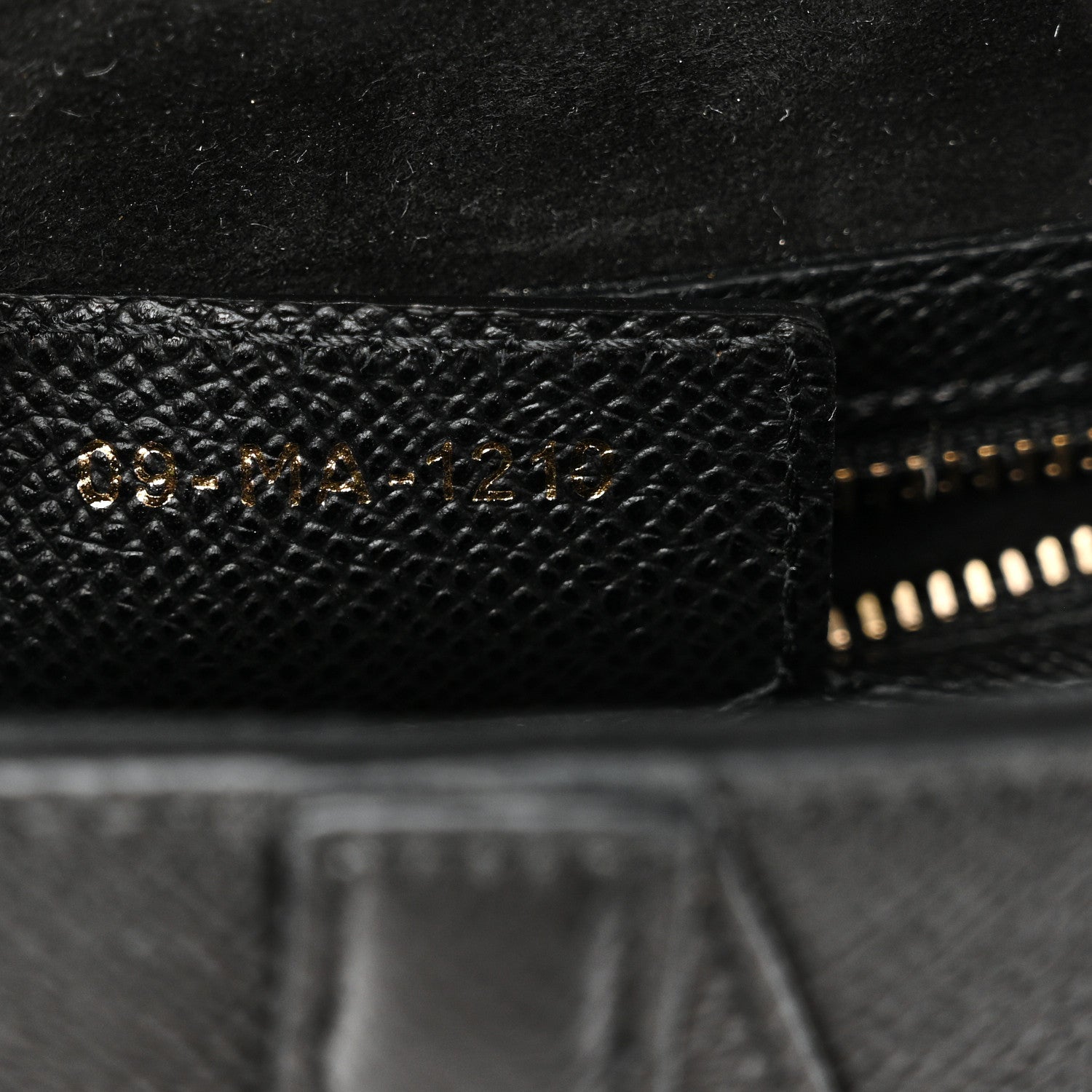 Christian Dior Grained Calfskin Saddle Bag Black 7 of 11