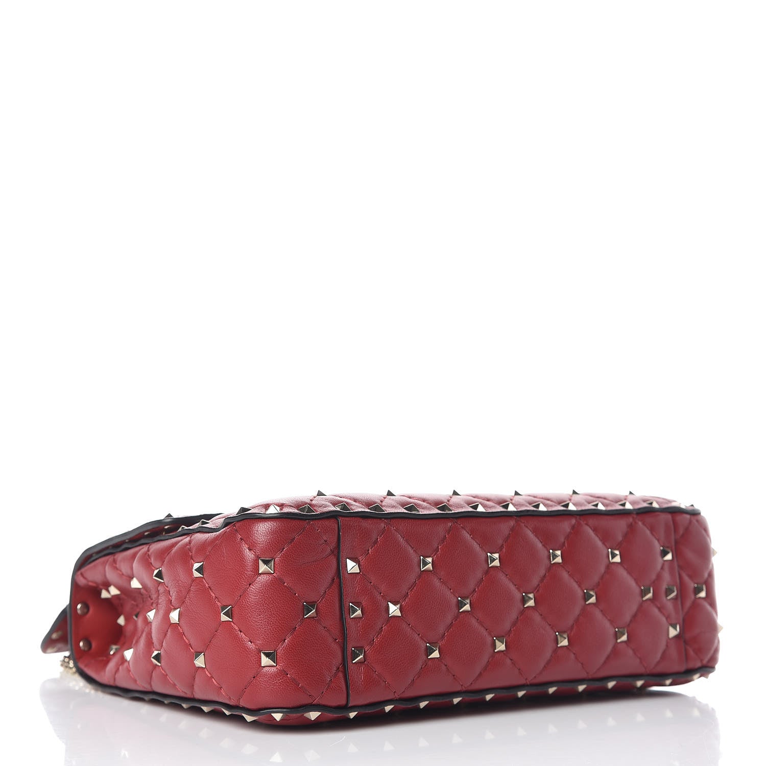 Valentino Garavani Nappa Medium Rockstud Spike Shoulder Bag Rosso Valentino 4 of 9