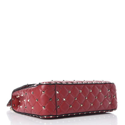 Valentino Garavani Nappa Medium Rockstud Spike Shoulder Bag Rosso Valentino 4 of 9