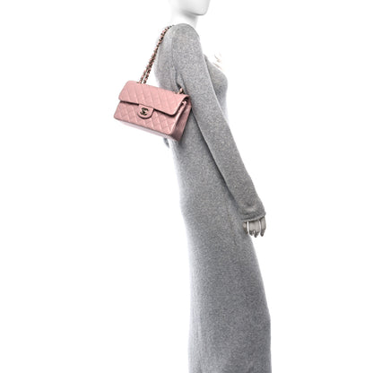 Chanel Lambskin Quilted Small Double Flap Light Pink 2 of 11