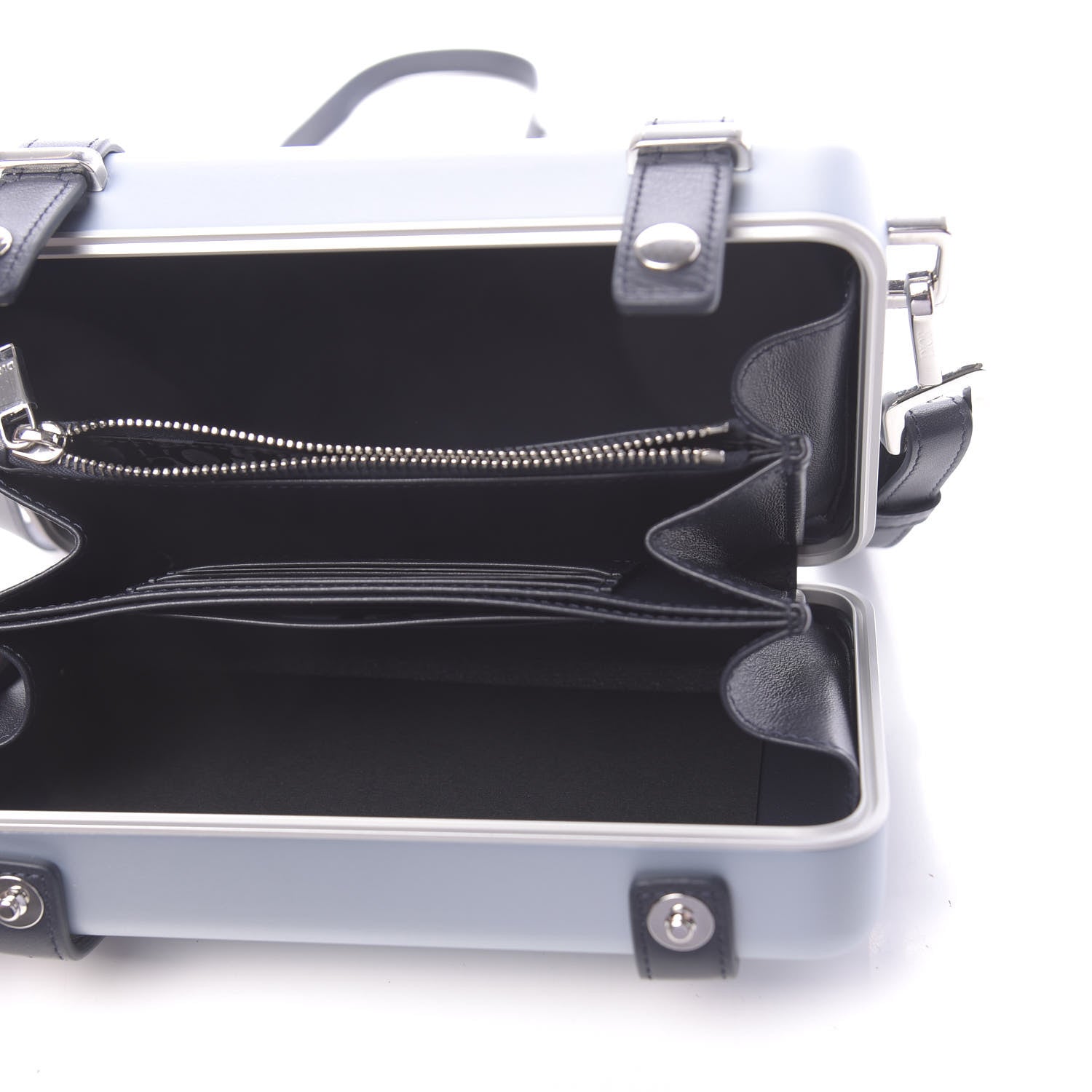 Christian Dior X RIMOWA Aluminum Personal Clutch On Strap Bleu 5 of 11