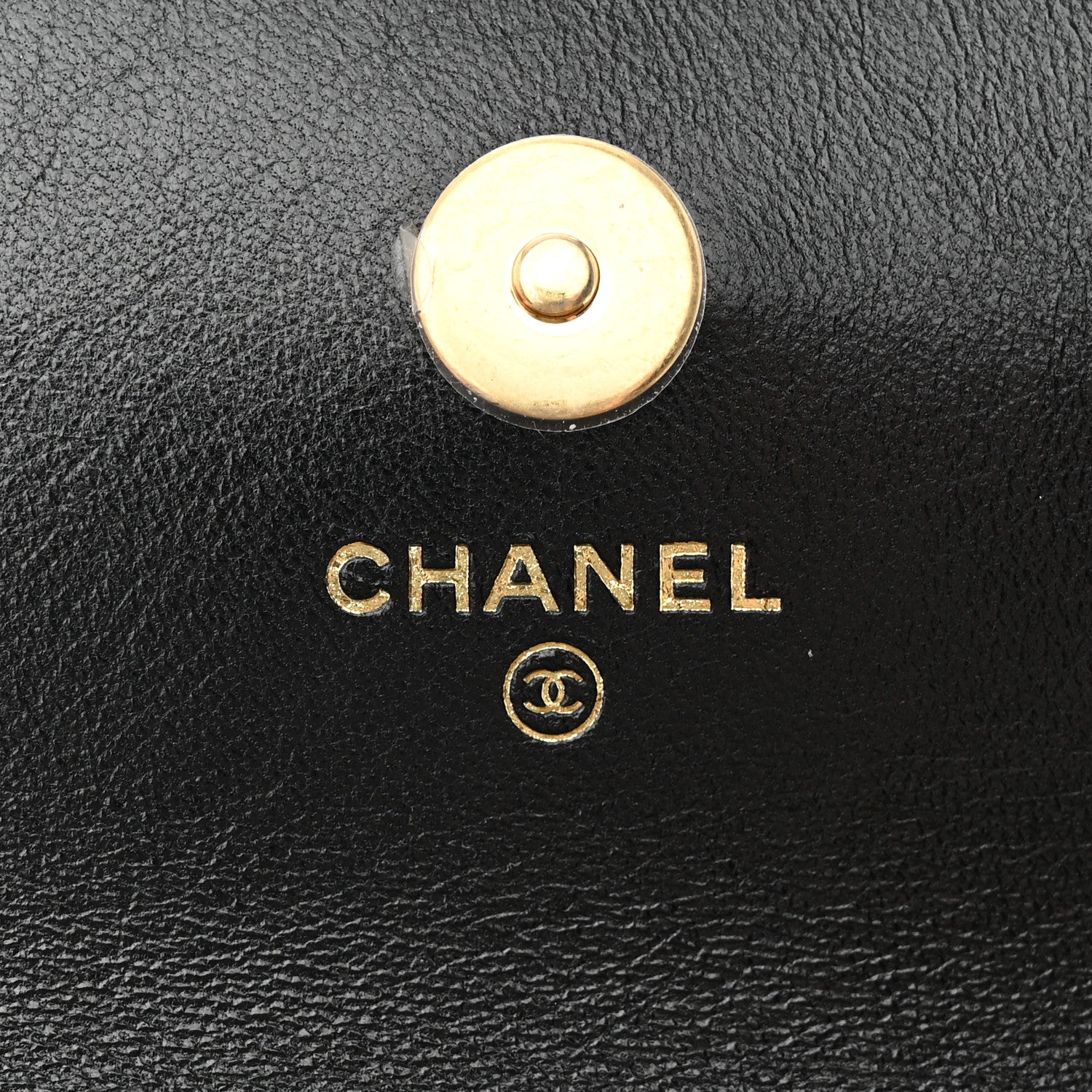 Chanel Lambskin Quilted Dynasty Flap Phone Holder With Chain Black 6 of 14