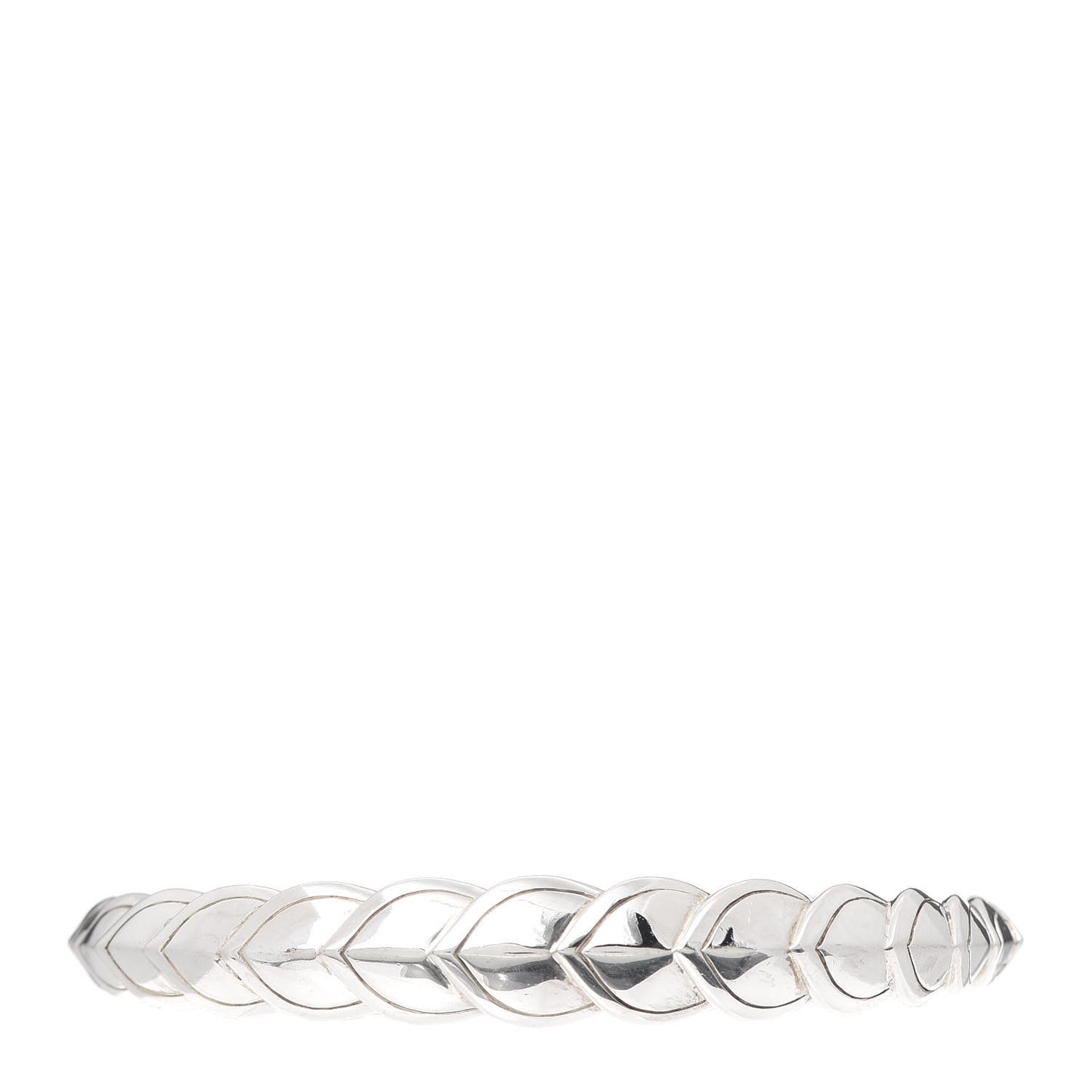 Sterling Silver Slim Legends Naga Dragon Scale Flex Cuff Bracelet