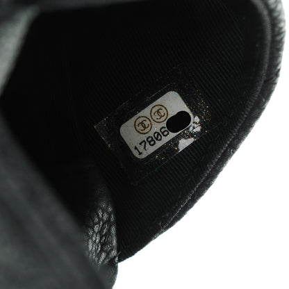 Chanel Iridescent Caviar Quilted Coin Purse Black 8 of 8