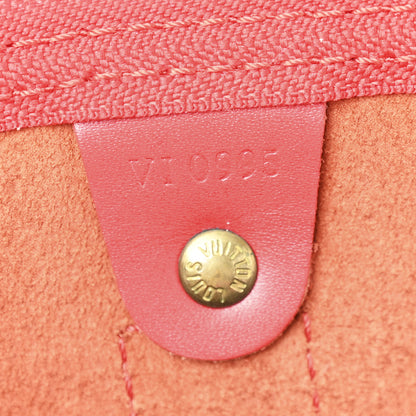 Louis Vuitton Epi Keepall 45 Castillan Red 6 of 14