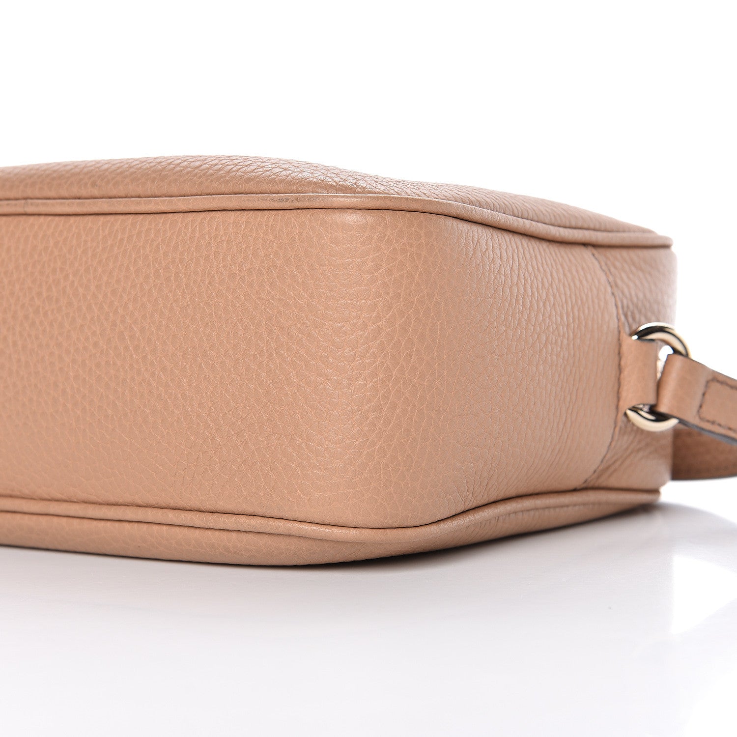 Gucci Pebbled Calfskin Small Soho Disco Bag Camelia 11 of 13