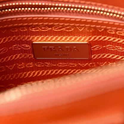 Prada Saffiano Vernice Small Promenade Tote Arancio 8 of 10