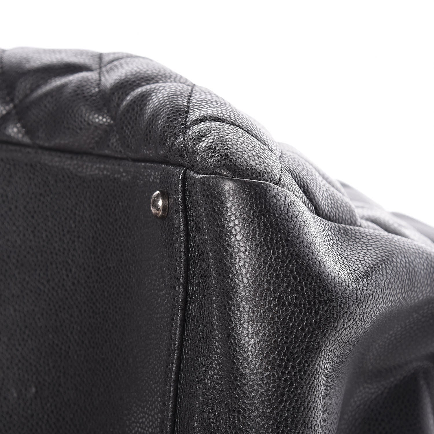 Chanel Caviar Quilted XL Grand Shopping Tote GST Black 13 of 20