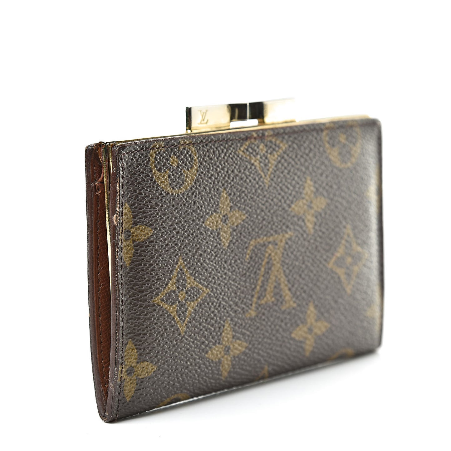 Monogram French Kiss Lock Coin Purse