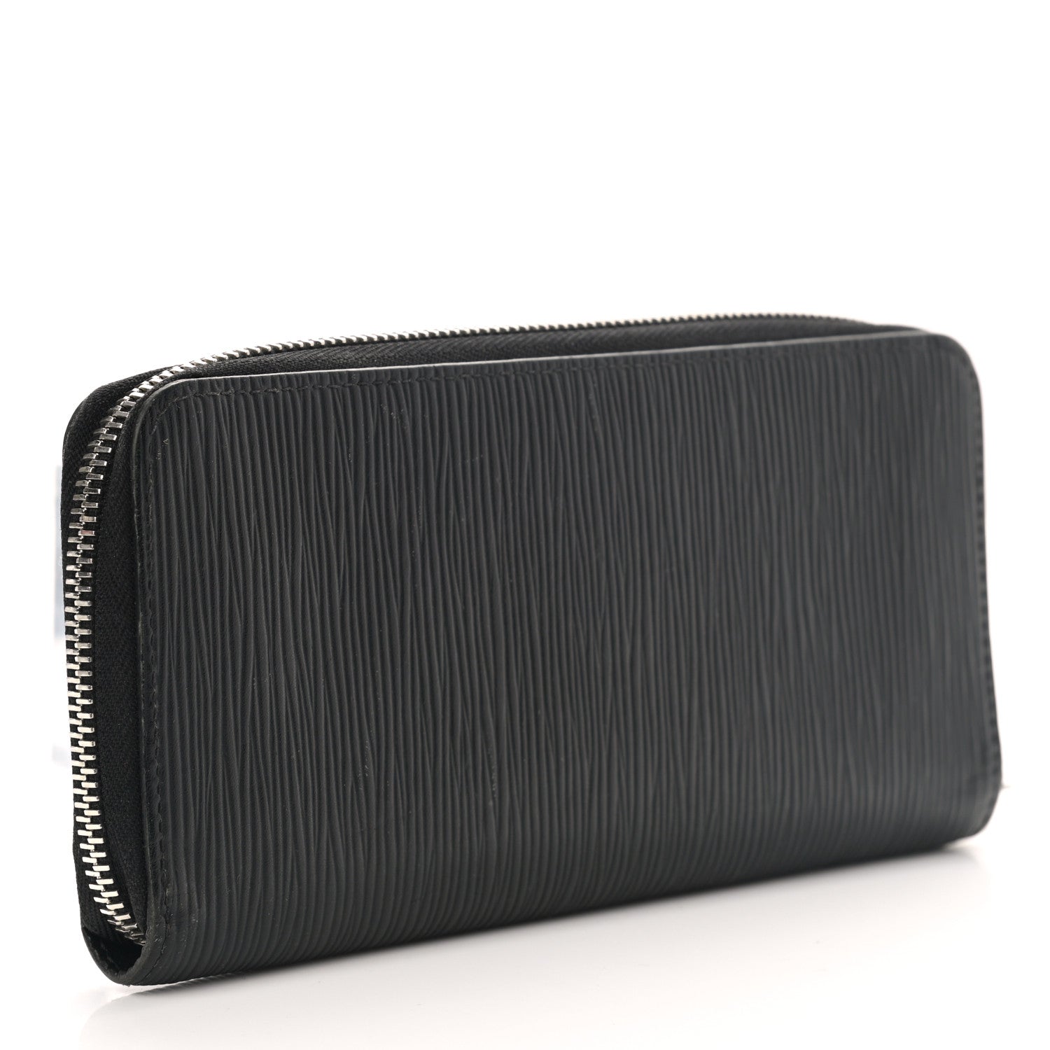 Louis Vuitton Epi Zippy Vertical Wallet Black 4 of 10